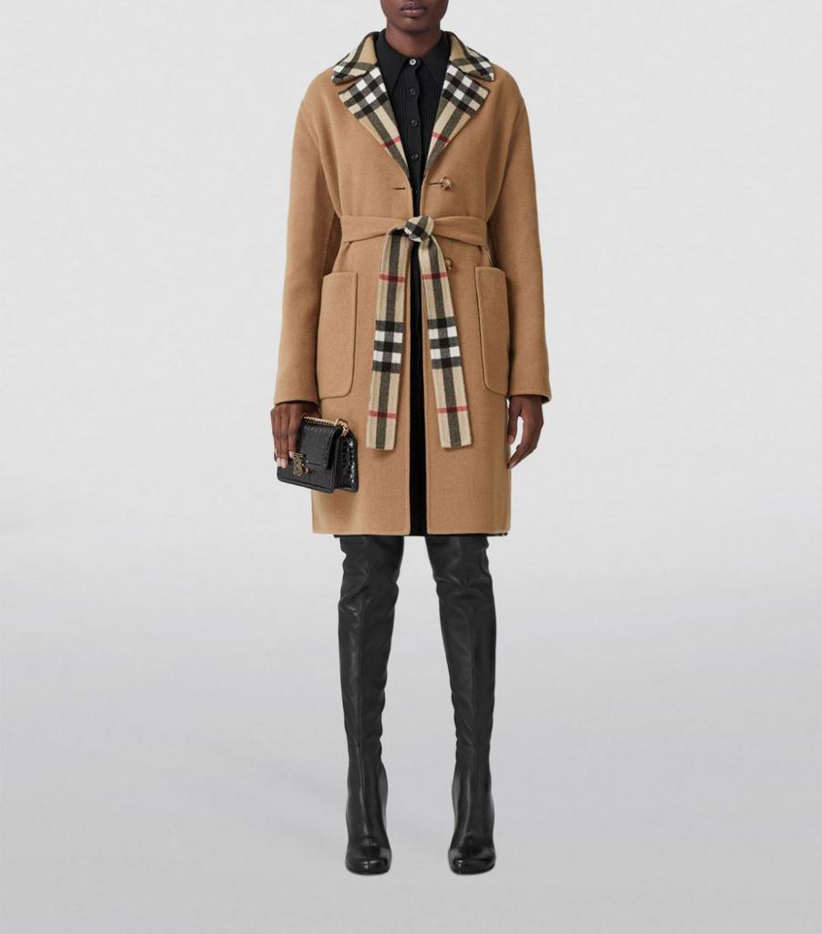 商品Burberry|Wool Reversible Pea Coat,价格¥19079,第4张图片详细描述