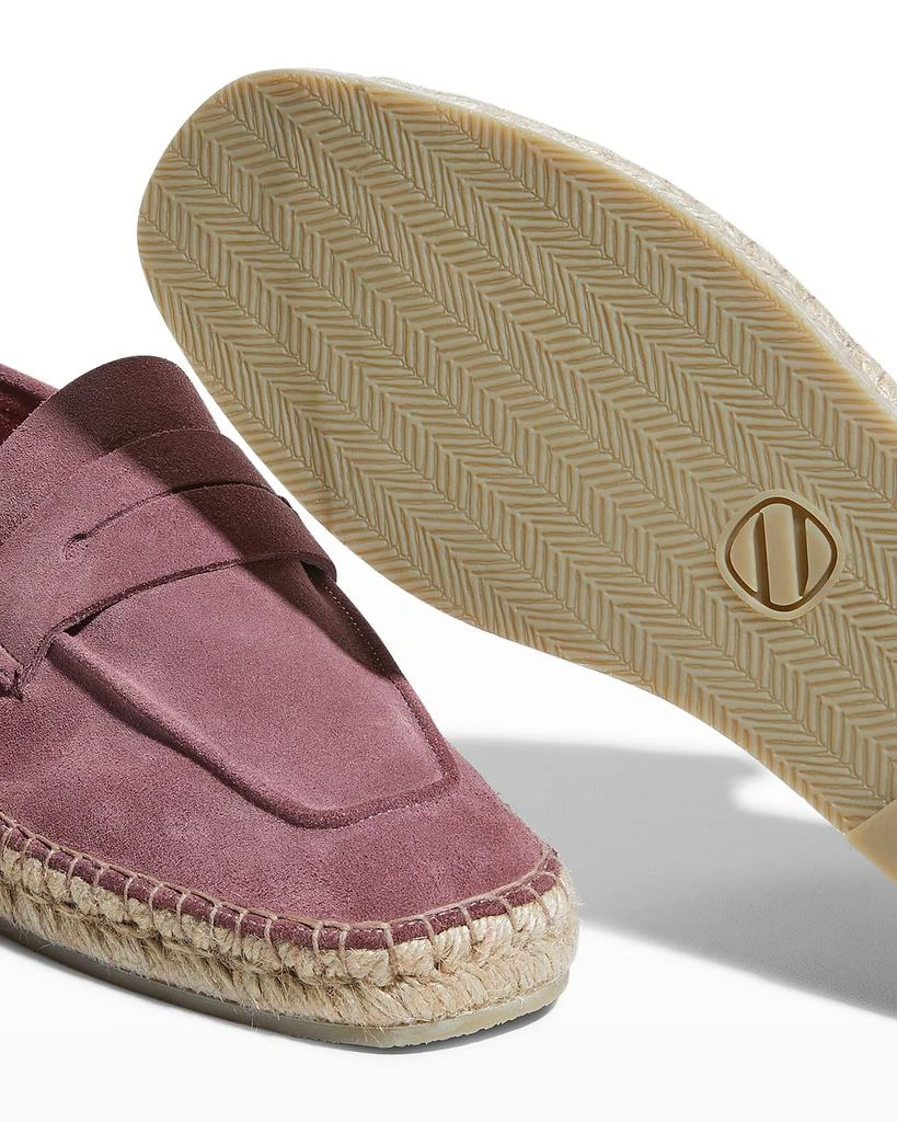 商品Zegna|Men's Suede-Leather Espadrilles,价格¥2624,第4张图片详细描述