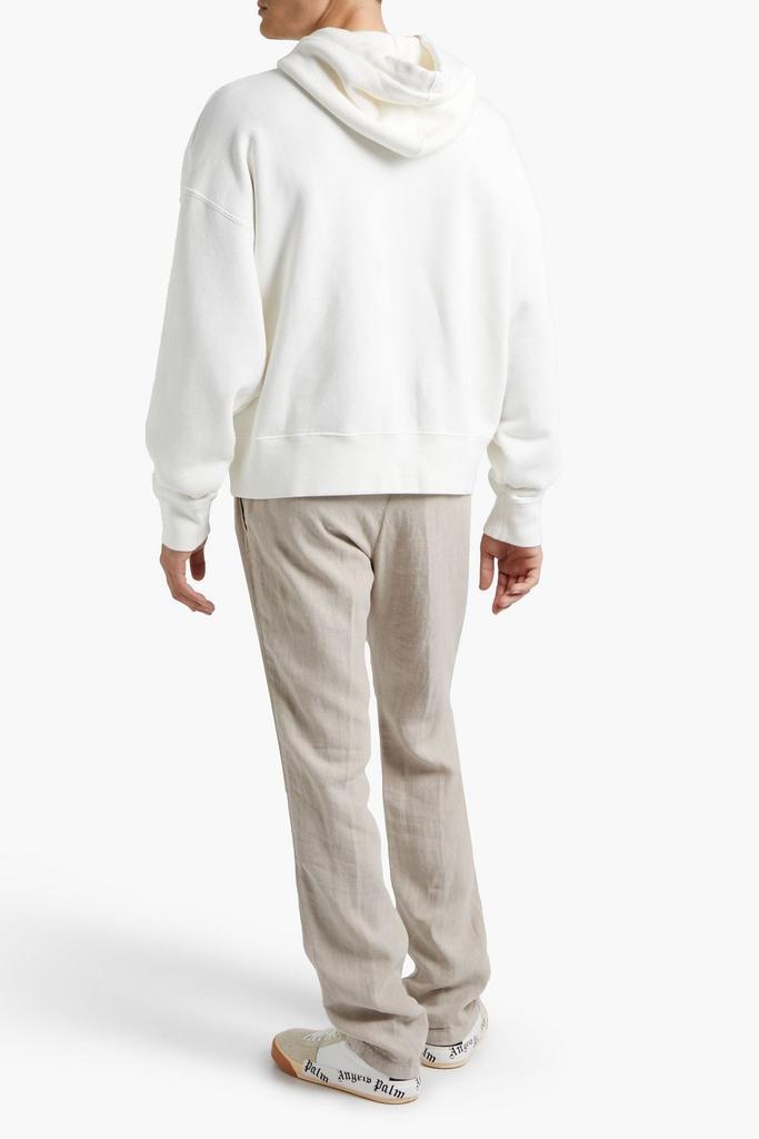 商品Palm Angels|Oversized embroidered French cotton-terry hoodie,价格¥3932,第5张图片详细描述