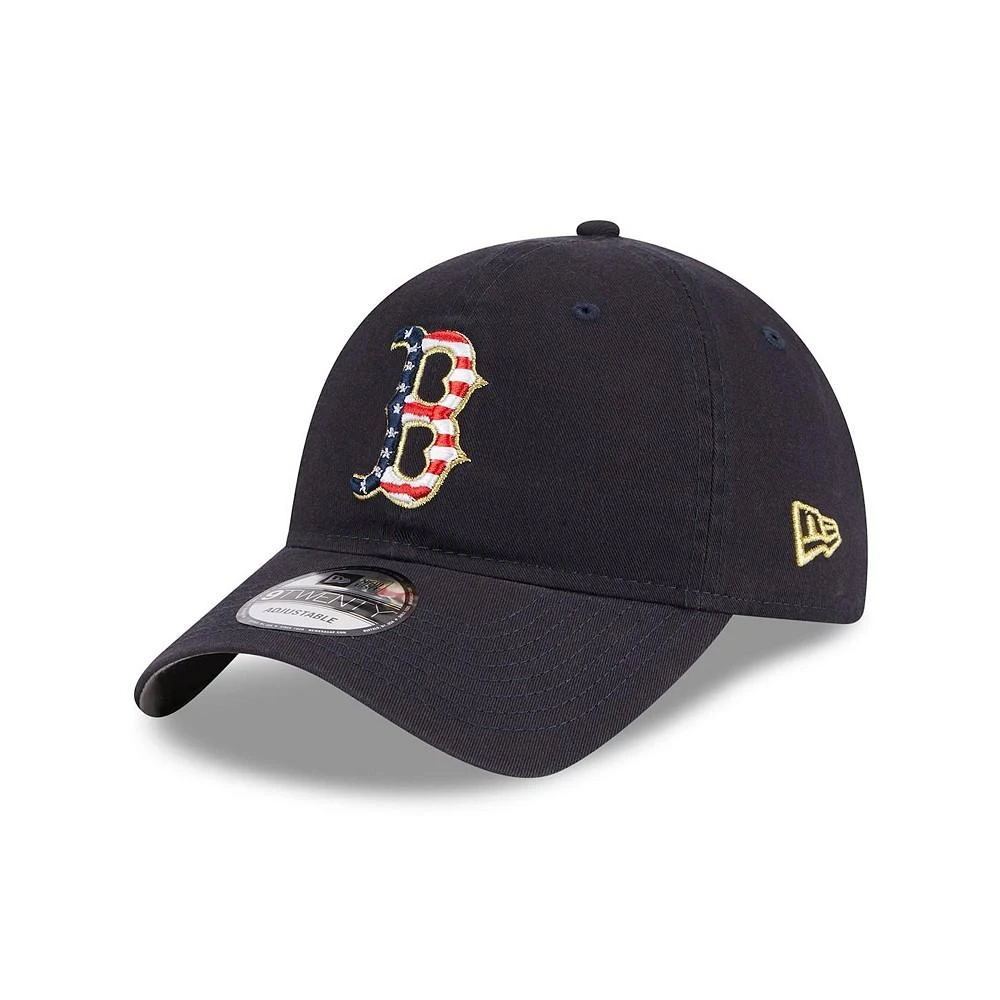 商品New Era|Men's Navy Boston Red Sox 2023 Fourth of July 9TWENTY Adjustable Hat,价格¥280,第4张图片详细描述