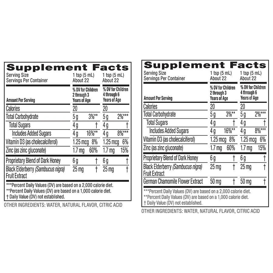 商品ZarBee's Naturals|Children's Cough Syrup + Immune Day & Night Pack Natural Mixed Berry,价格¥149,第5张图片详细描述