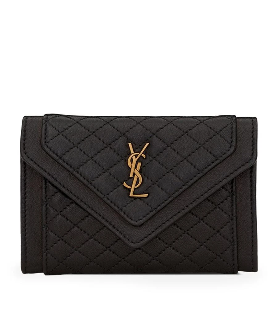 商品Yves Saint Laurent|Quilted Leather Wallet,价格¥4206,第1张图片
