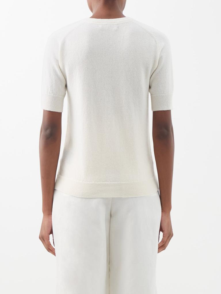 Kenza short-sleeved cashmere sweater商品第5张图片规格展示