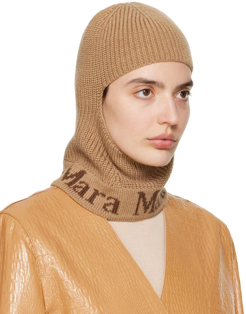 商品Max Mara|Tan Wool Balaclava,价格¥567,第2张图片详细描述