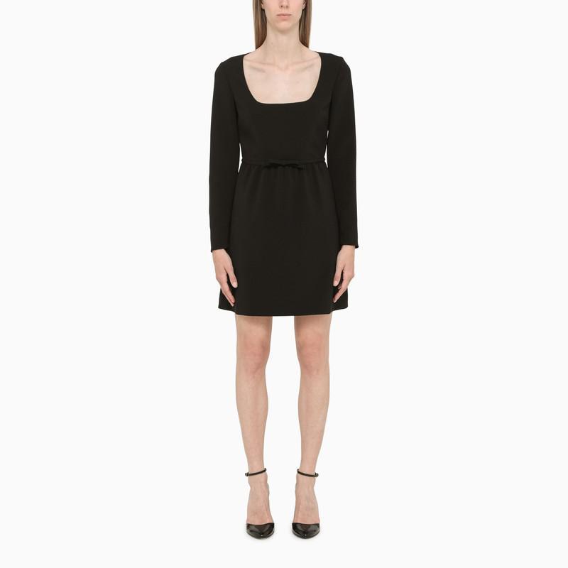 商品RED Valentino|Black mini dress,价格¥3230,第1张图片