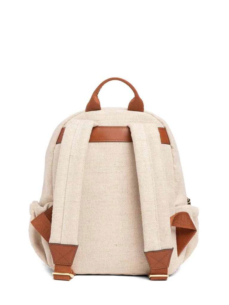 商品Chloé|Organic Canvas Backpack W/ Logo,价格¥2868,第3张图片详细描述