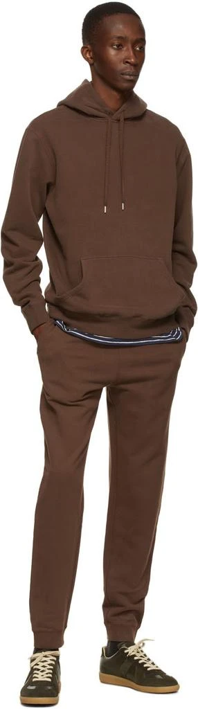 商品Sunspel|Brown Loopback Lounge Pants,价格¥367,第4张图片详细描述