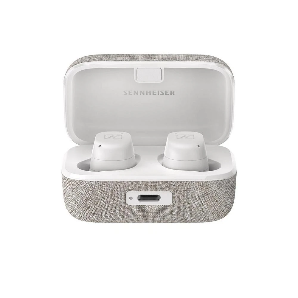 商品Sennheiser|MOMENTUM True Wireless 3 Earbuds -Bluetooth In-Ear Headphones for Music and Calls with Adaptive Noise Cancellation, IPX4, Qi charging, 28-hour Battery Life Compact Design, White,价格¥2095,第1张图片