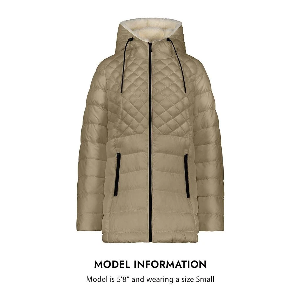 商品Steve Madden|Cozy Lined Glacier Shield Womens Cozy Quilted Glacier Shield Coat,价格¥287,第5张图片详细描述
