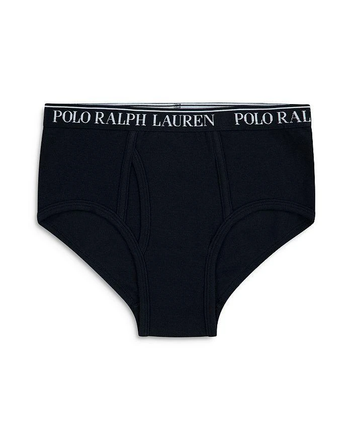 商品Ralph Lauren|Boys' Cotton Stretch Ribbed Briefs, Pack of 5 - Big Kid,价格¥301,第5张图片详细描述