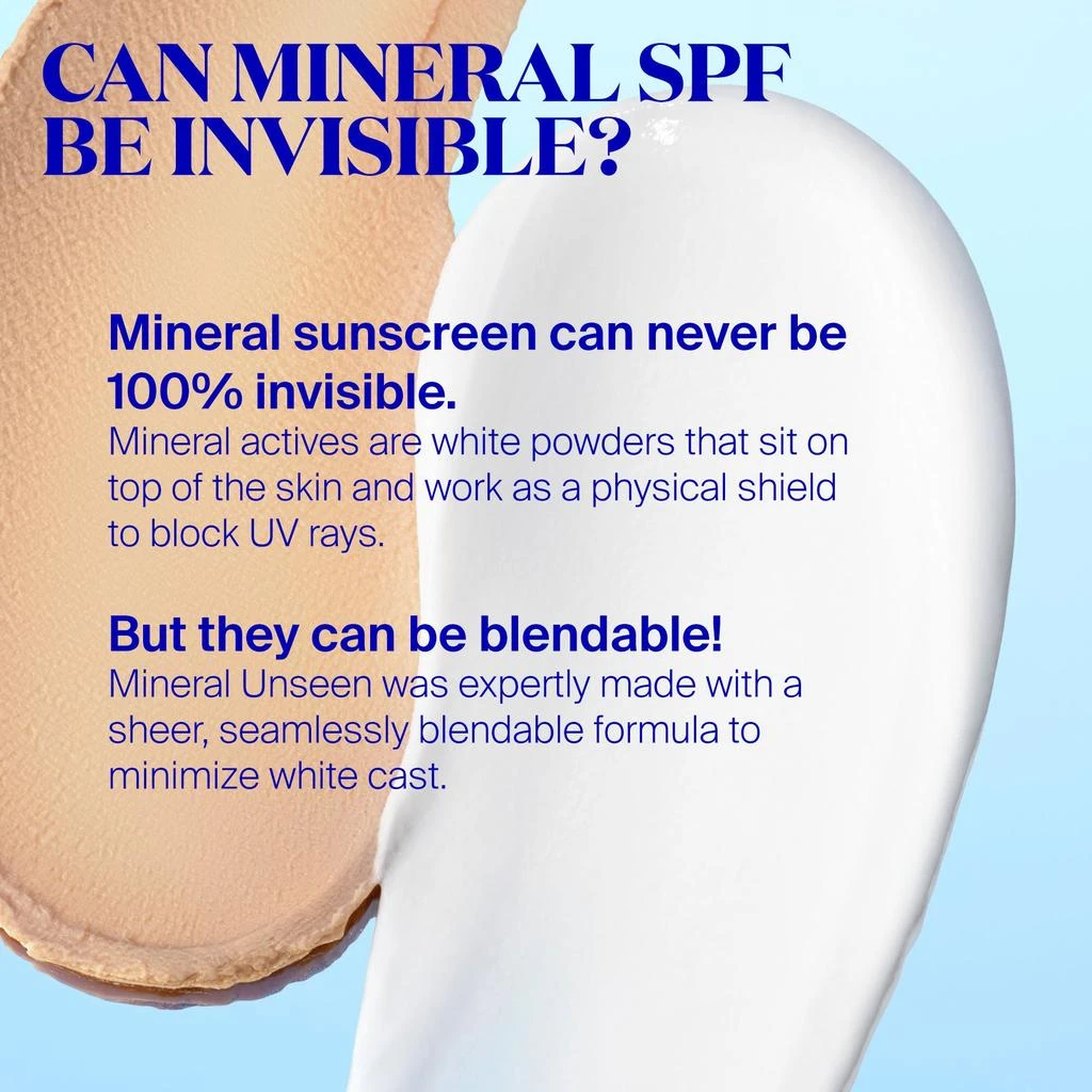 Mineral Unseen Sunscreen SPF 40 商品