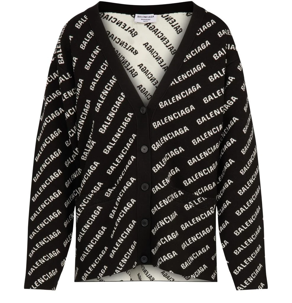 商品Balenciaga|满饰标识开衫,价格¥13263,第1张图片