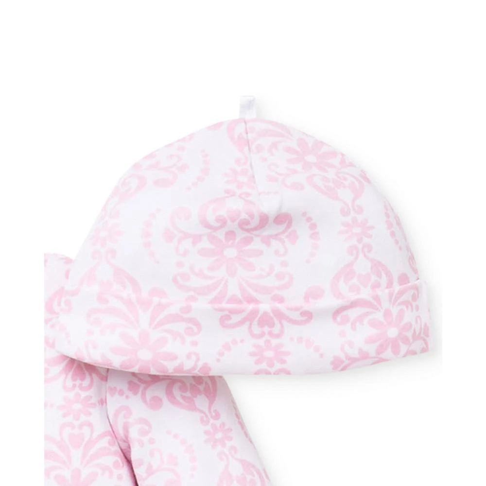 商品Little Me|Baby Girls Damask Footed Coverall and Hat, 2 Piece Set,价格¥96,第4张图片详细描述