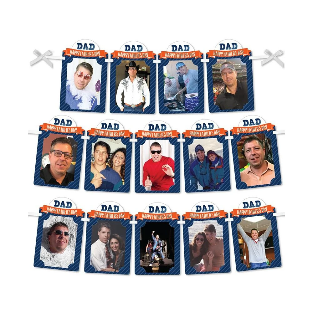 商品Big Dot of Happiness|Happy Father's Day - DIY We Love Dad Party Decor Picture Display - Photo Banner,价格¥119,第1张图片