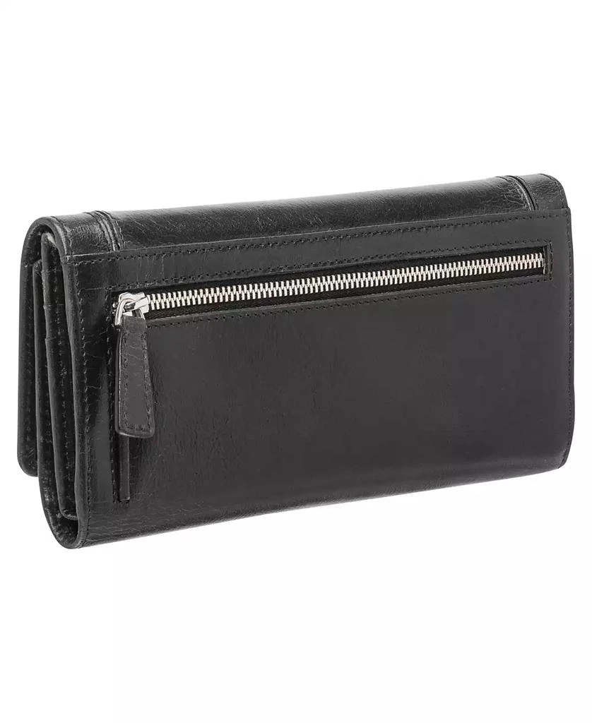 商品Mancini Leather Goods|South Beach RFID Secure Trifold Wallet,价格¥449,第3张图片详细描述