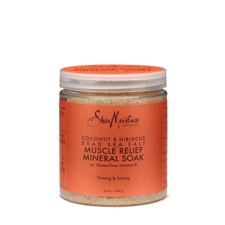商品Shea Moisture|Shea Moisture Coconut & Hibiscus Dead Sea Salt Muscle Relief Mineral Soak,价格¥96,第1张图片
