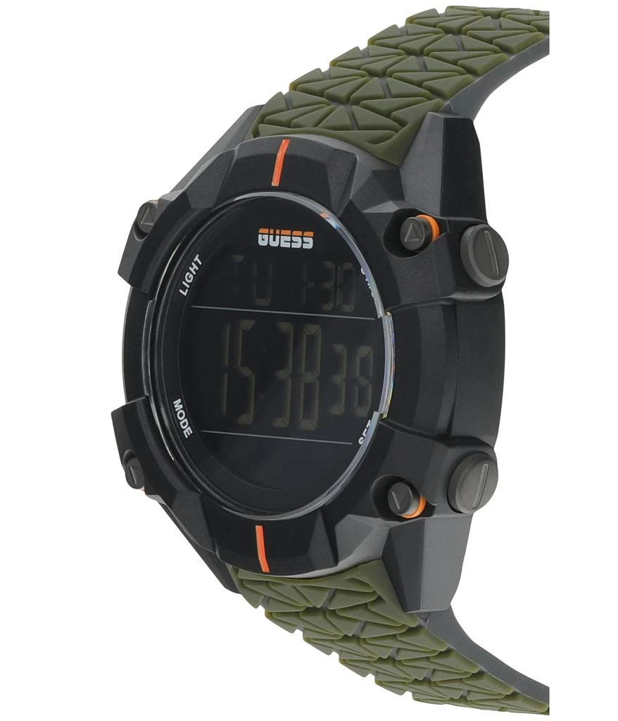 商品GUESS|47 mm Rex Textured Silicone Strap GW0342G1,价格¥357,第2张图片详细描述