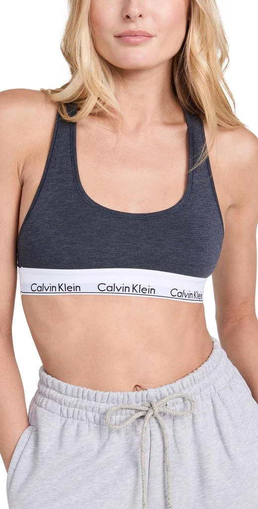 商品Calvin Klein|Calvin Klein Underwear 时尚棉无衬里休闲文胸,价格¥156,第1张图片