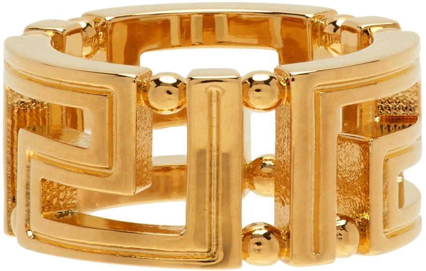 商品Versace|Gold Grecamania Ring,价格¥2002,第3张图片详细描述