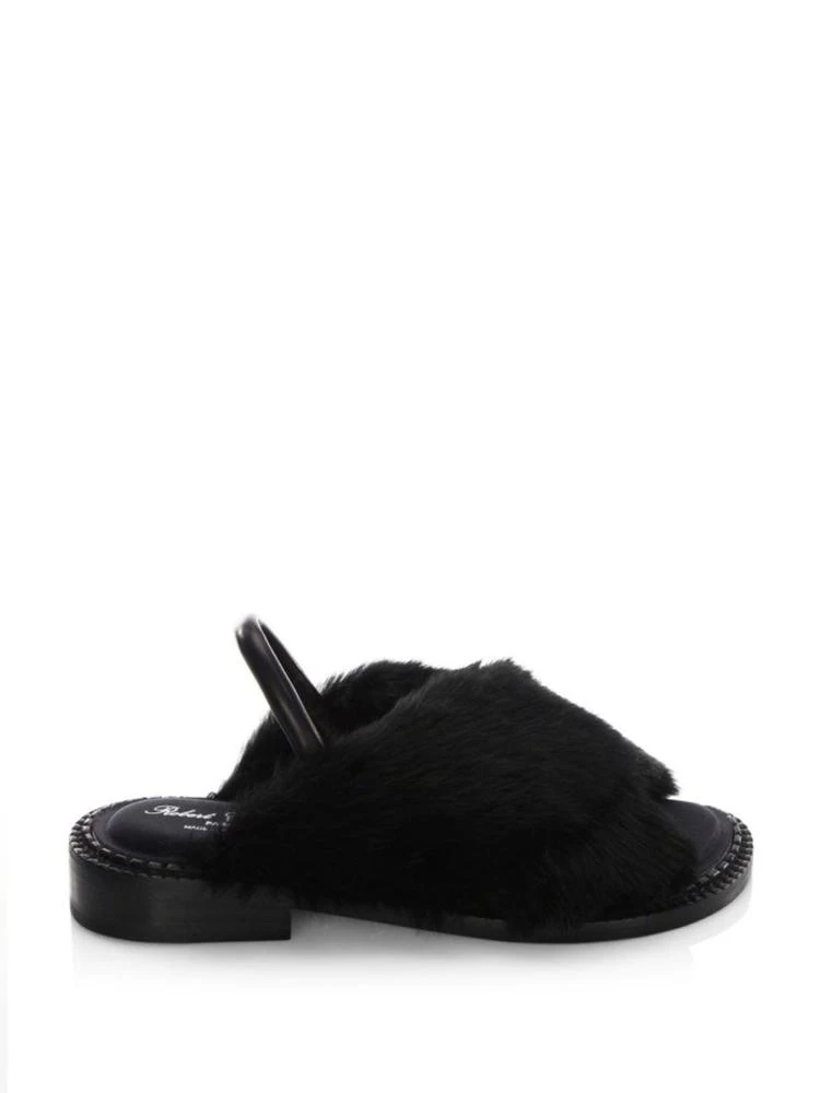 商品Clergerie|Rabbit Fur Slingback Sandals,价格¥2026,第5张图片详细描述