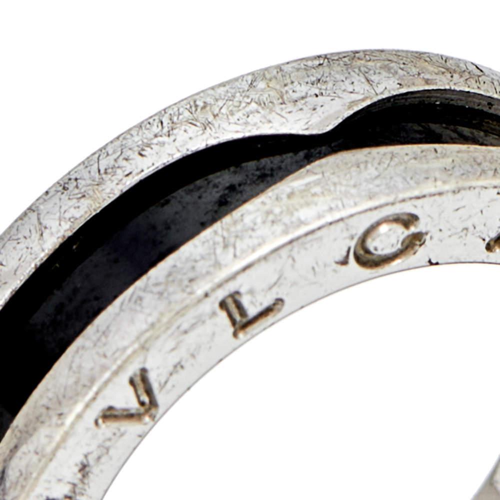 Bvlgari B-zero1 Save the Children Sterling Silver Ceramic Ring EU 57商品第5张图片规格展示
