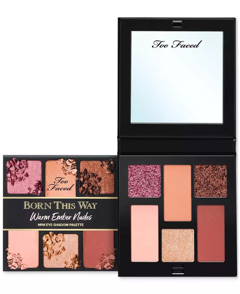 商品Too Faced|Born This Way Warm-Tone Mini Neutral Eye Shadow Palette,价格¥217,第1张图片