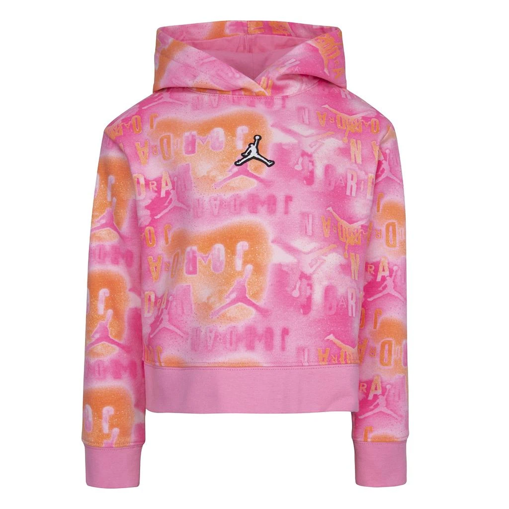 商品Jordan|Essentials All Over Print Boxy Sweatshirt (Toddler/Little Kids),价格¥137,第1张图片