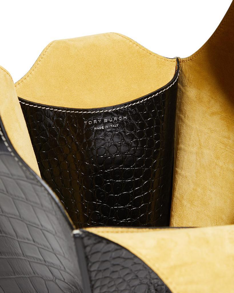 商品Tory Burch|Croc-Embossed Lampshade Top-Handle Bag,价格¥6600,第5张图片详细描述