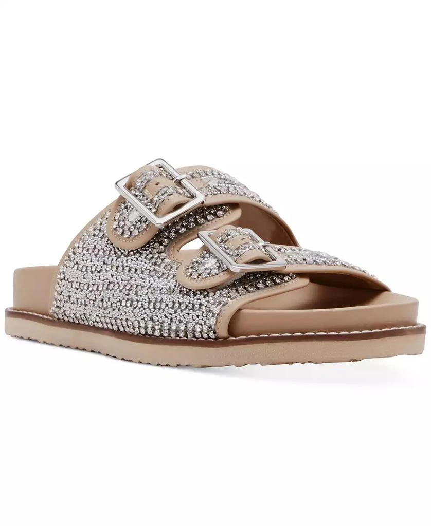 商品Steve Madden|Women's Cabo Embellished Footbed Sandals,价格¥341,第1张图片