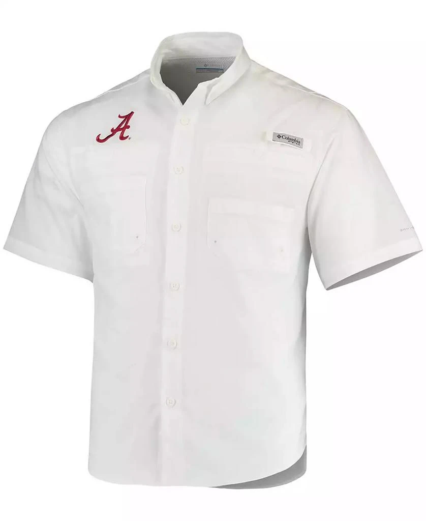 商品Columbia|Men's White Alabama Crimson Tide Tamiami Shirt,价格¥313,第1张图片