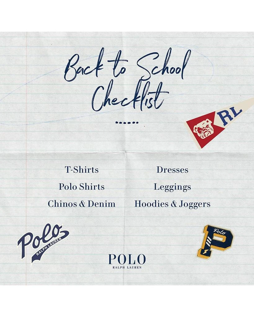 商品Ralph Lauren|Girls' Cable-Knit Cotton Polo Sweater Dress - Little Kid, Big Kid,价格¥699,第4张图片详细描述