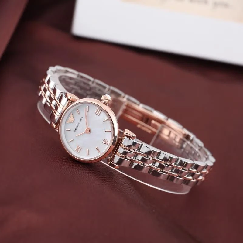  Armani钢制表带时尚休闲简约欧美表石英女士腕表AR1764 商品