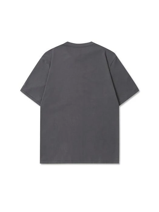 商品HIDEOUT|Essential Short Sleeve T Shirt Charcoal,价格¥346,第2张图片详细描述