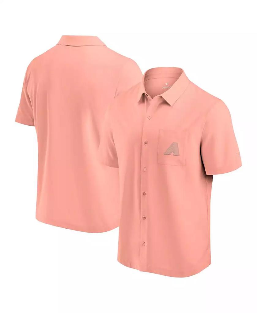 Camisa de hombre rosa claro con botones de la oficina principal de los Houston Astros image 2
