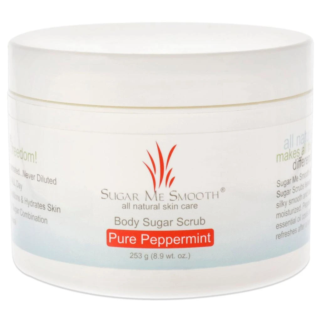 商品Sugar Me Smooth|Body Scrub - Pure Peppermint For Unisex 8.9 oz Scrub,价格¥144,第1张图片