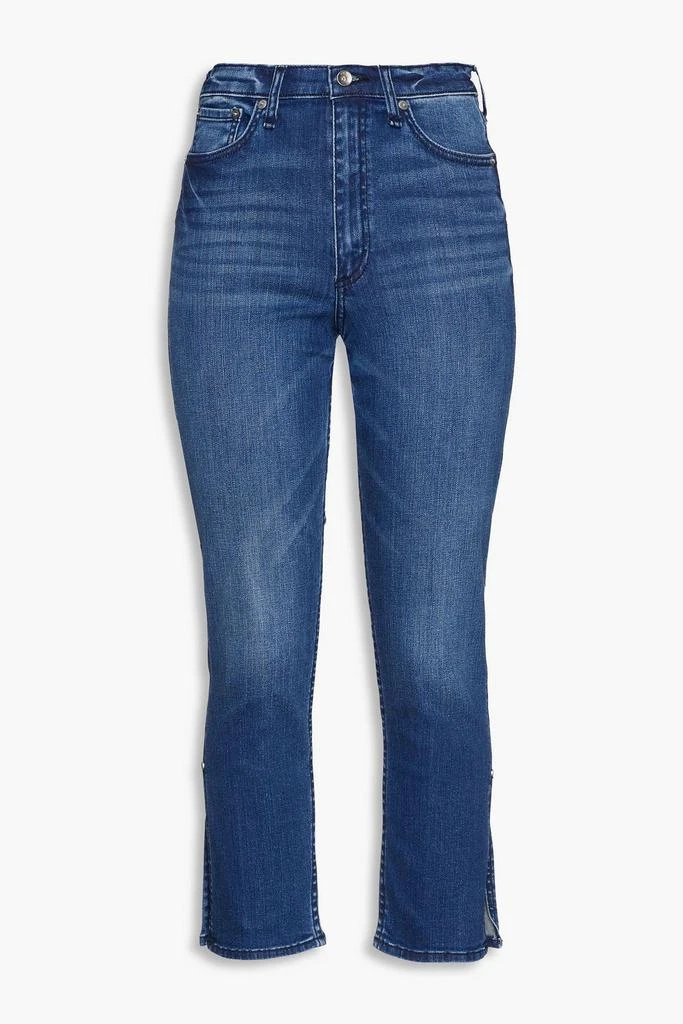 商品Rag & Bone|Nina faded high-rise kick-flare jeans,价格¥501,第1张图片