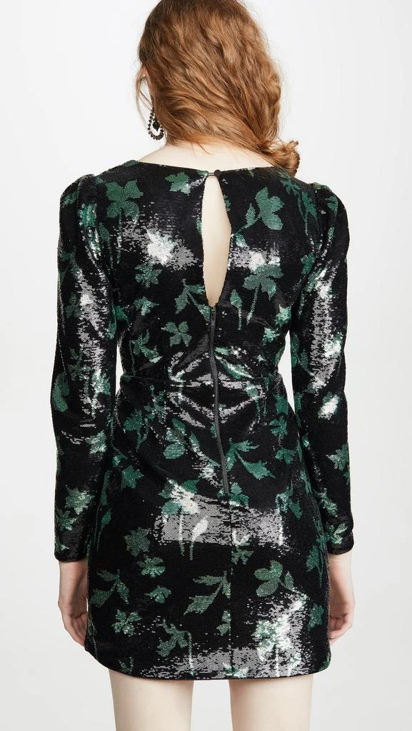 商品Self Portrait|Self Portrait Leaf Sequin Mini Dress,价格¥1464,第3张图片详细描述