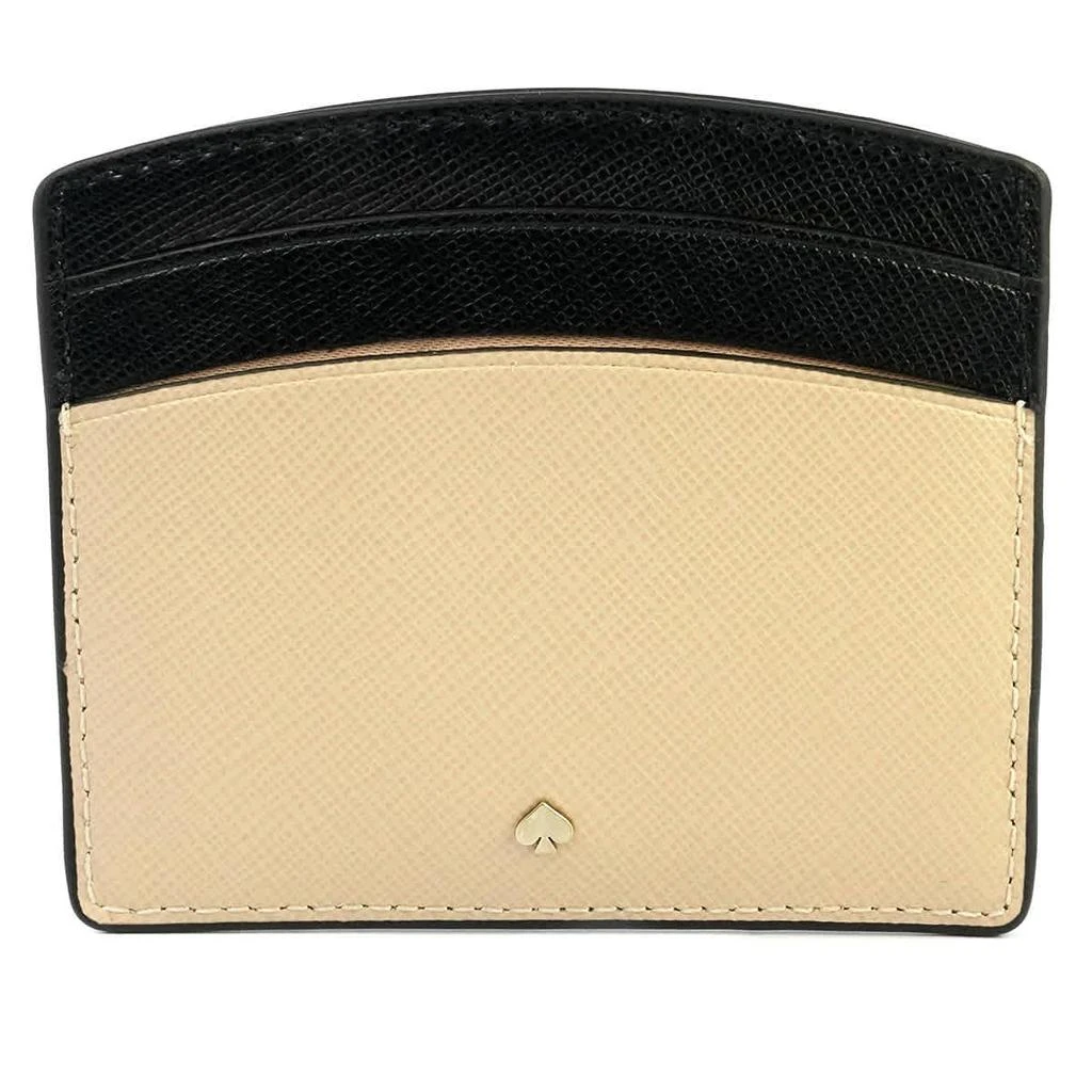 商品Kate Spade|Kate Spade Warm Beige/Black Spencer Cardholder,价格¥373,第2张图片详细描述