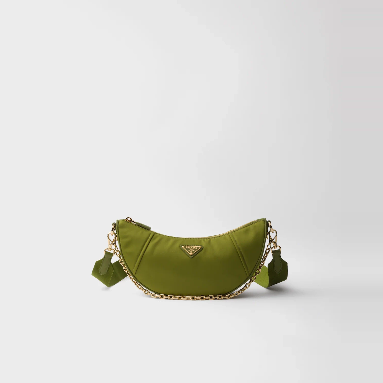 商品Prada|【预售】 普拉达 25春夏 女士 单肩包 Sac porté épaule en Re-Nylon 1BH222_R064_F077G_V_NOO,价格¥13096,第1张图片