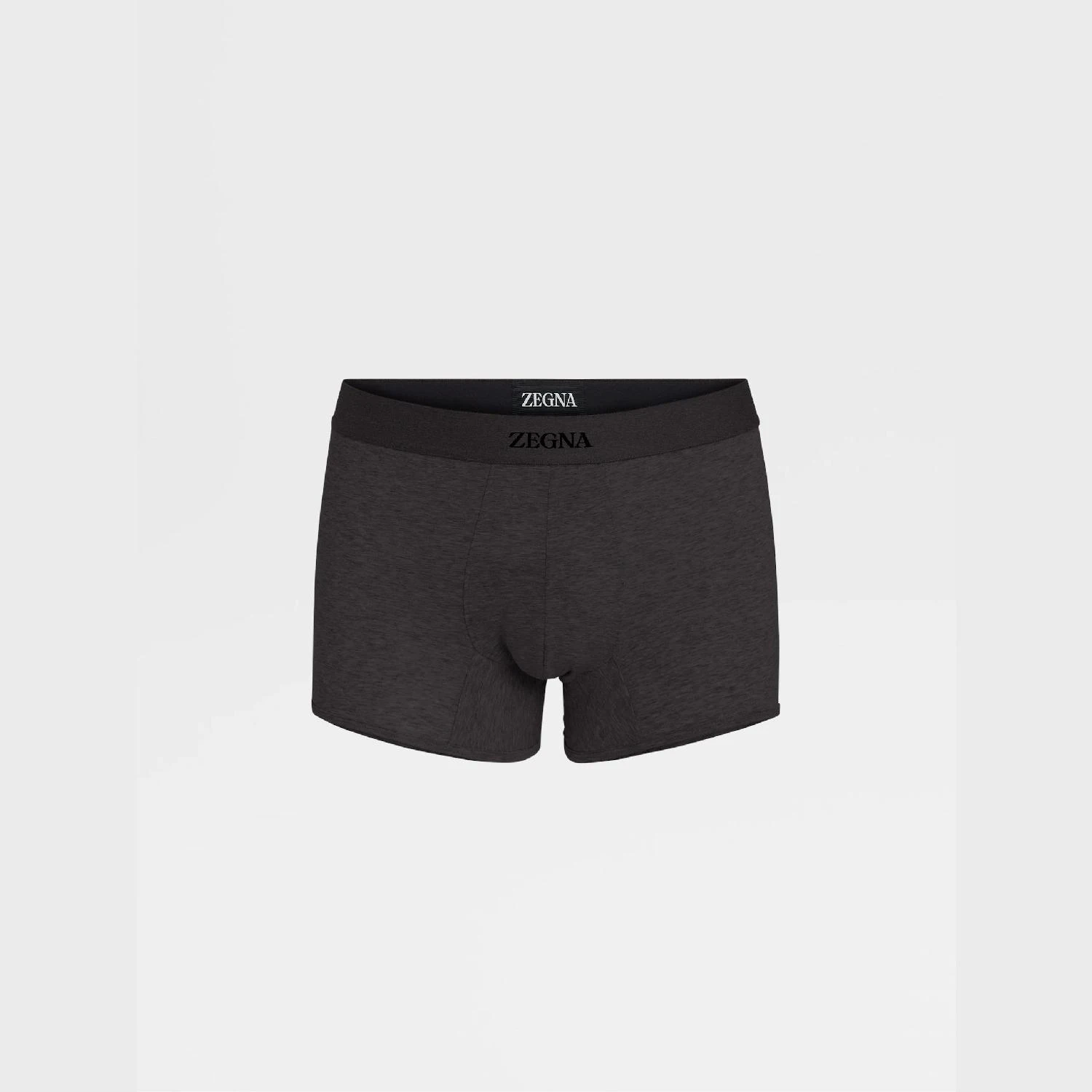 商品Zegna|【预售】 杰尼亚 24秋冬 男士 内裤 BLACK COTTON TRUNKS N2LC6-009-001,价格¥1019,第1张图片