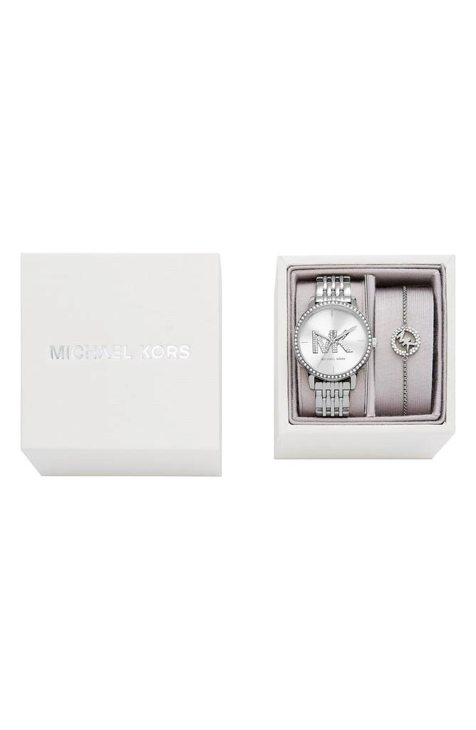 商品Michael Kors|Melissa Cubic Zirconia Bracelet Watch & Bracelet Set, 41mm,价格¥643,第4张图片详细描述