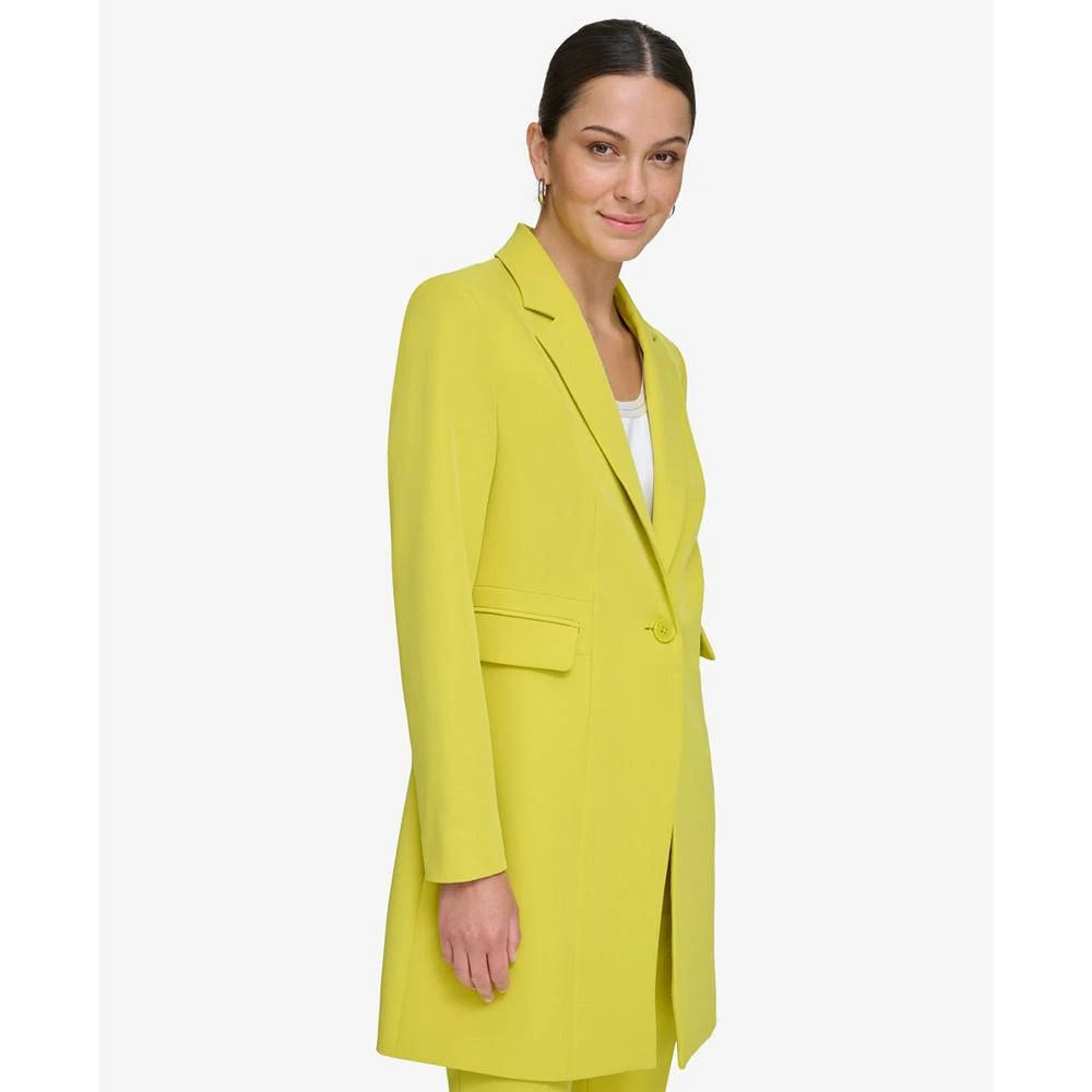 商品DKNY|Women's Notched-Collar One-Button Blazer,价格¥759,第3张图片详细描述