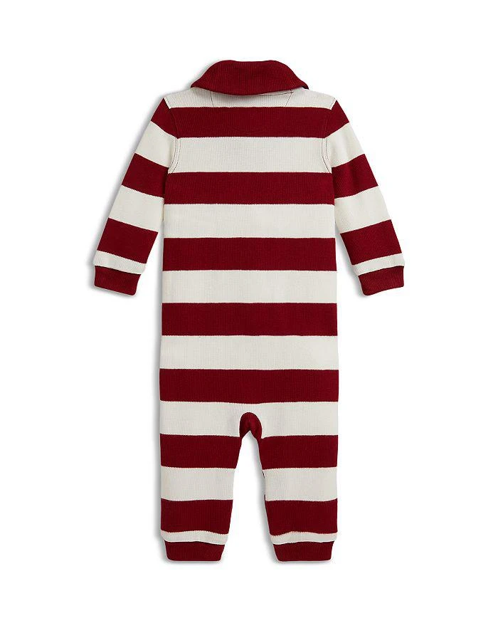 商品Ralph Lauren|Polo Boys' Striped Estate Rib Cotton Coverall - Baby,价格¥403,第2张图片详细描述