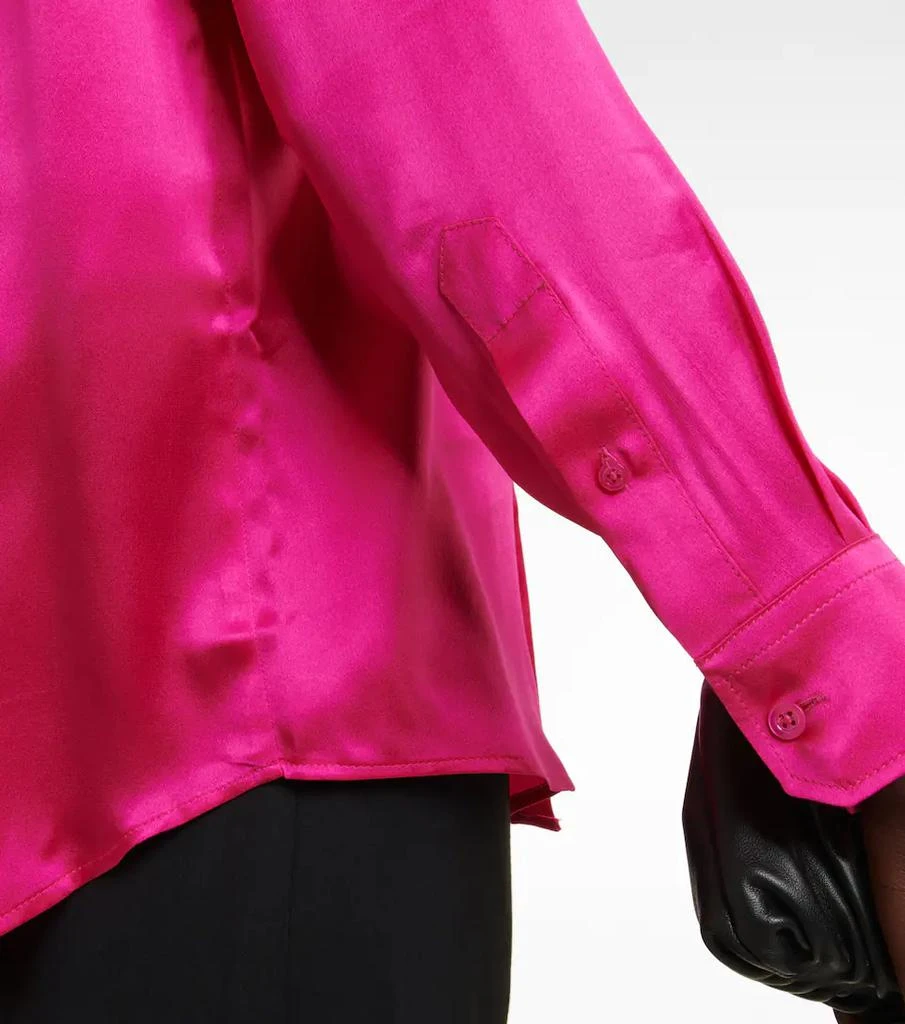 商品AMI|Silk crêpe blouse,价格¥2278,第5张图片详细描述