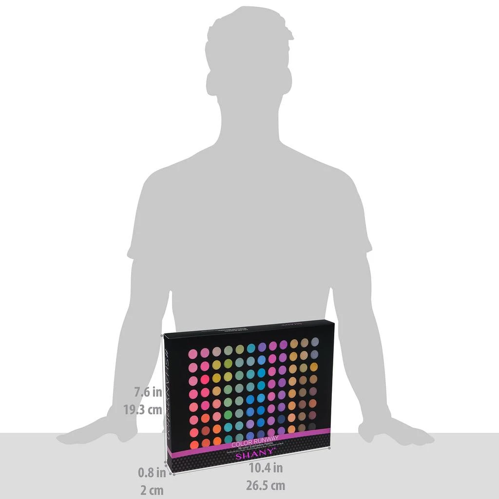 商品SHANY|96 Color Runway Matte Eye shadow Palette,价格¥141,第4张图片详细描述