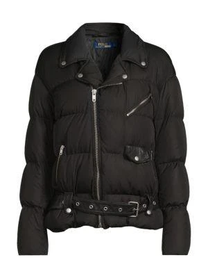 商品Ralph Lauren|Down Moto Puffer Jacket,价格¥1533,第4张图片详细描述