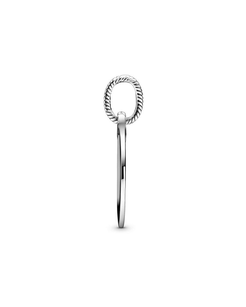 Pandora Silver Engravable Oval Tag Pendant Necklace商品第2张图片规格展示