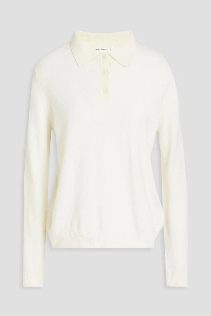 商品Chinti & Parker|Wool and cashmere-blend polo sweater,价格¥724,第1张图片