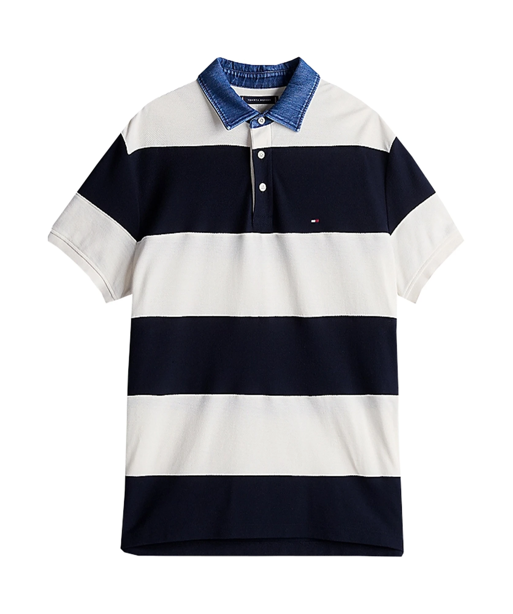商品【商品预售7天】 Tommy Hilfiger|Tommy Hilfiger 男士T恤 MW0MW375150FB 黑色,价格¥821,第1张图片