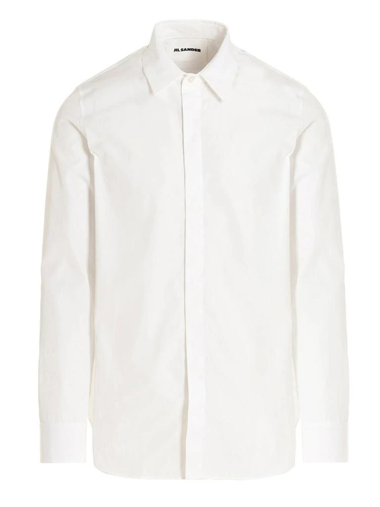 商品Jil Sander|Jil Sander Long-Sleeved Poplin Shirt,价格¥2470,第1张图片